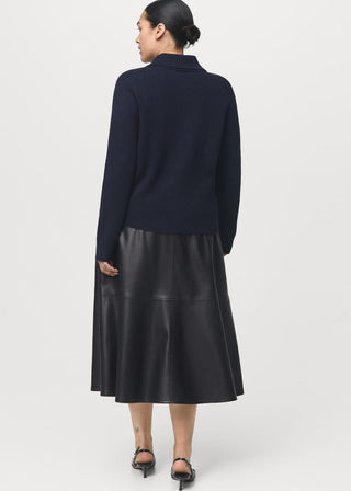 Enagua Midi Efecto Piel