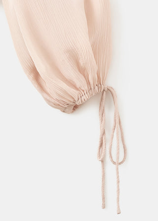 Blusa Manga Larga con Escote Pico