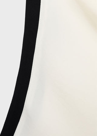 Blusa sin Mangas con Cuello Drapeado