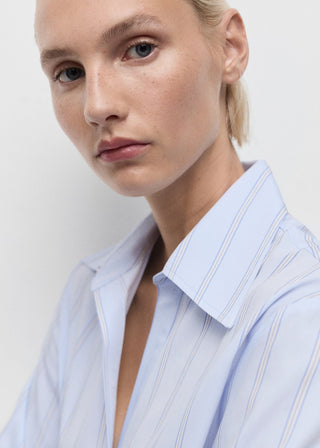 Camisa Manga Larga Estampado Rayas