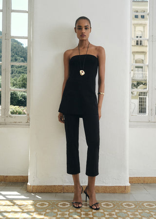 Blusa de Punto Escote Palabra de Honor