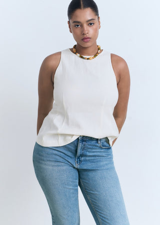 Jeans Flare Talle Medio con Bolsillos