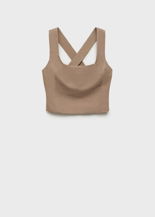 Blusa de Tirantes con Espalda Cruzada