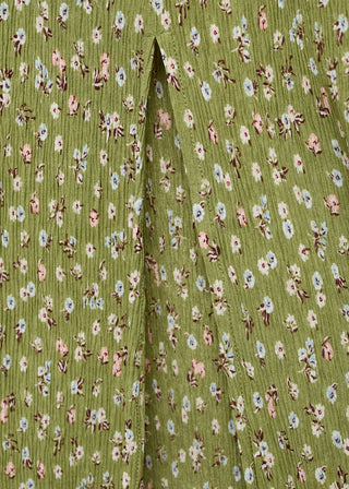 Vestido con Abertura Estampado Floral