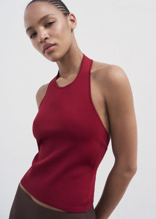 Blusa de Punto con Detalle Aro