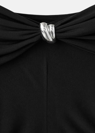 Camiseta sin Tirantes con Detalle Métalico