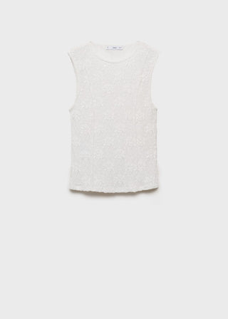 Camiseta de Tirantes con Encaje