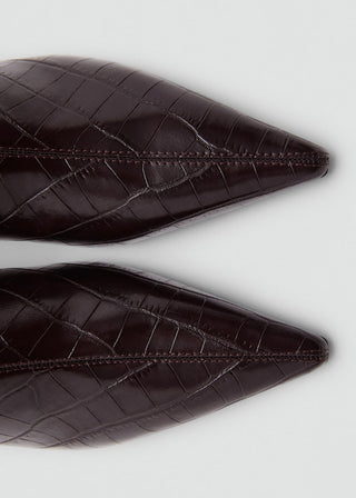 Botín de Punta con Efecto Textura