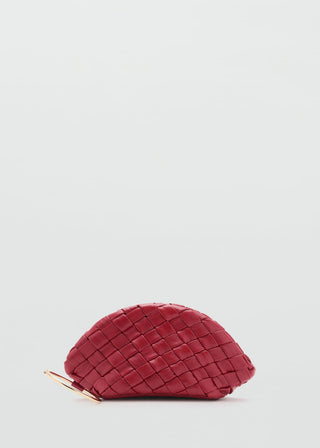 Bolso Clutch de Piel Trenzado