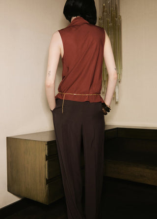 Blusa con Escote Fular