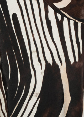 Blusa Manga Larga Estampado Animal Print