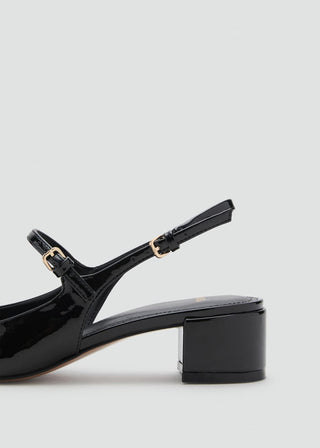 Zapato de Tacón Efecto Charol