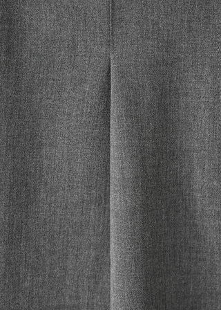 Pleated Mid-Rise Trousers with Pockets