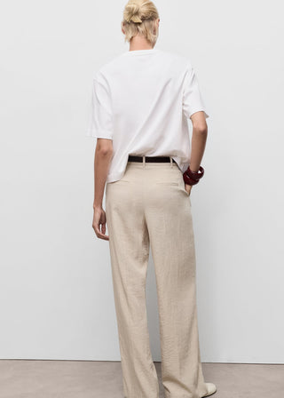 Camiseta Oversize Manga Corta de Algodón