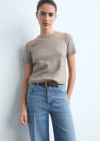 Jeans Wide Leg Talle Alto con Bolsillos