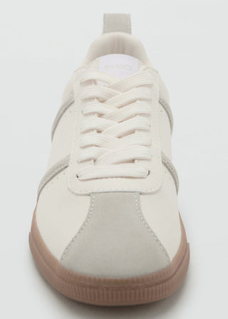 Tenis de Piel con Punta Redonda
