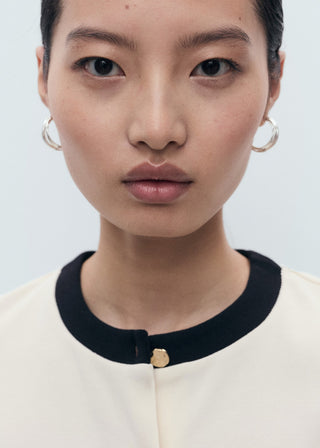 Cárdigan con Detalle en Contraste