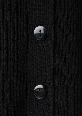 Cárdigan Ajustado con Detalle Pelo