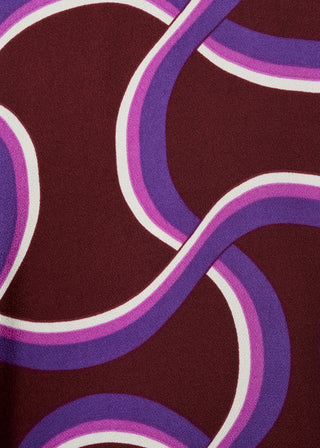 Camisa Manga Larga con Estampado Abstracto
