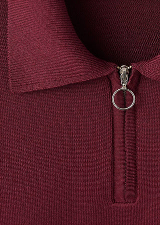 Sudadera Cuello Polo con Cremallera