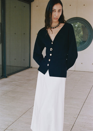 Chaqueta de Punto con Botones Joya