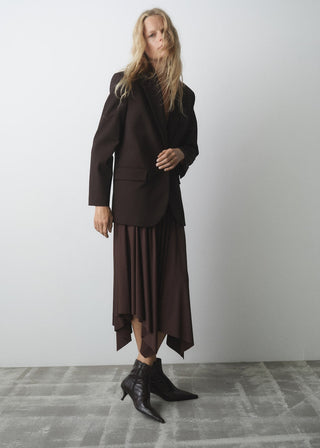 Botín de Punta con Efecto Textura