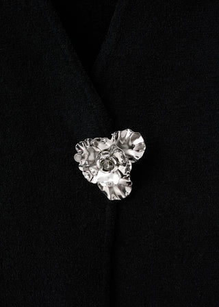 Cárdigan de Punto con Botón Joya