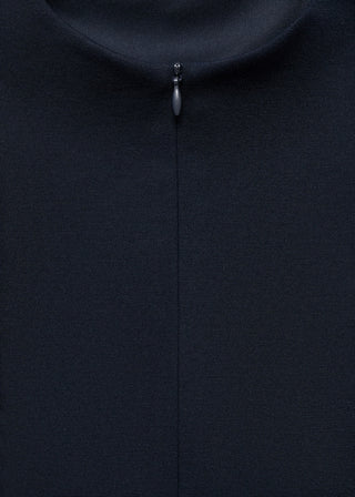 Blusa Entallada con Detalle Cremallera