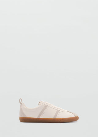 Tenis de Piel con Punta Redonda