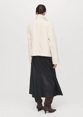 Enagua Midi Efecto Piel