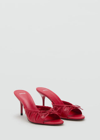 Sandalias de Tacón con Lazo