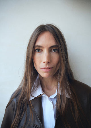 Chaqueta Efecto Piel con Bolsillos