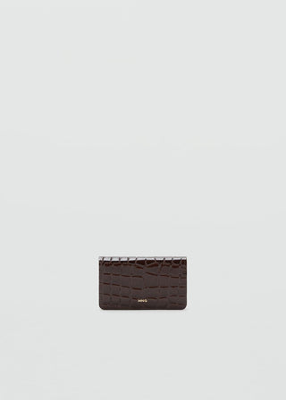 Billetera Pequeña con Textura Brillante