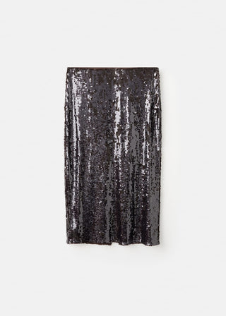 Enagua Midi con Detalle Lentejuelas