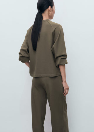 Sudadera Oversize Cuello Redondo