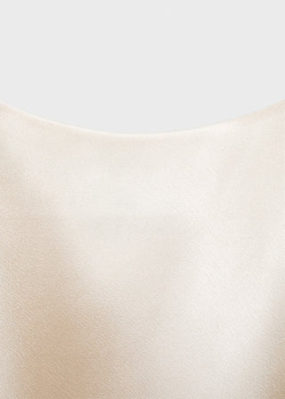 Blusa de Tirantes con Tejido Satinado