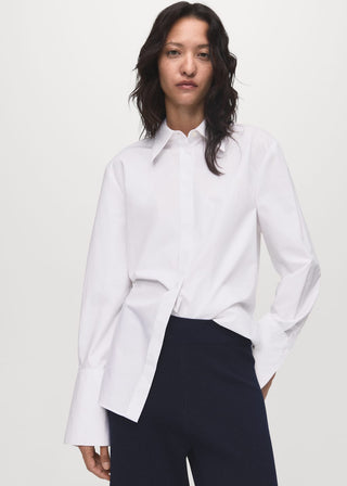 Pantalón Recto Talle Medio con Cintura Elástica