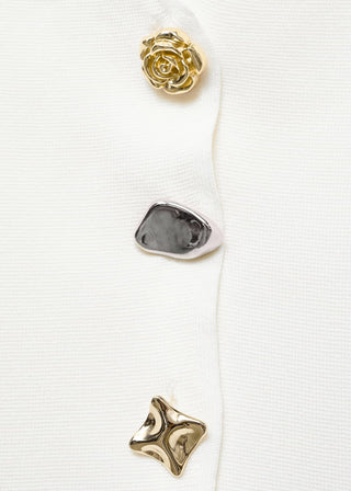 Cárdigan de Punto con Botones Joya