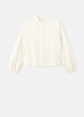 Blusa Manga Larga con Detalle Bordado