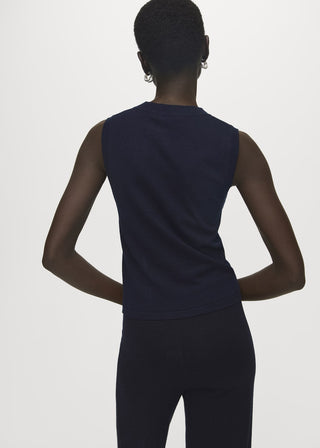 Blusa con Tirantes Anchos Cuello Redondo