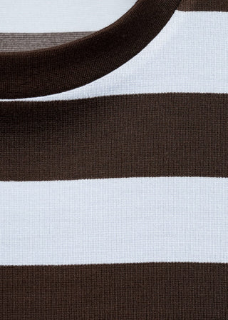 Camiseta Manga Corta Estampado Rayas