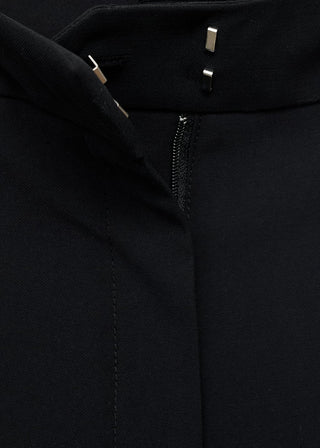 Pantalón Recto Talle Medio con Bolsillos