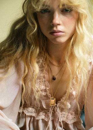 Blusa Manga Larga con Escote Pico