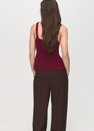 Blusa de Tirantes Corte Evasé