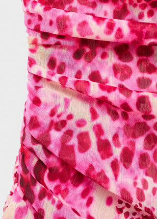 Blusa Asimétrica con Estampado