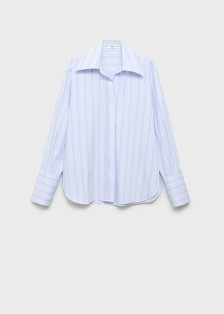 Camisa Manga Larga Estampado Rayas