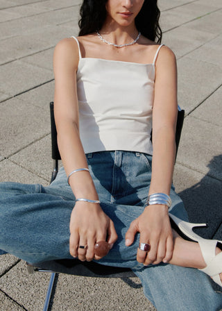 Jeans Corte Recto Talle Medio