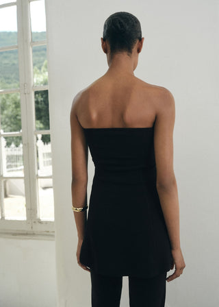 Blusa de Punto Escote Palabra de Honor