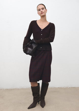 Cárdigan de Punto con Cinturón