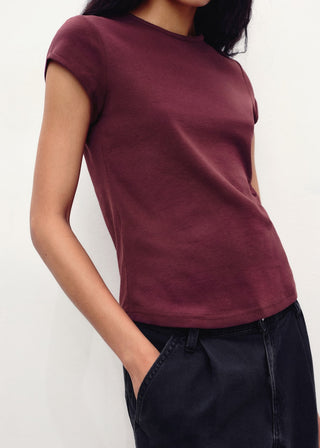 Camiseta Manga Corta de Algodón